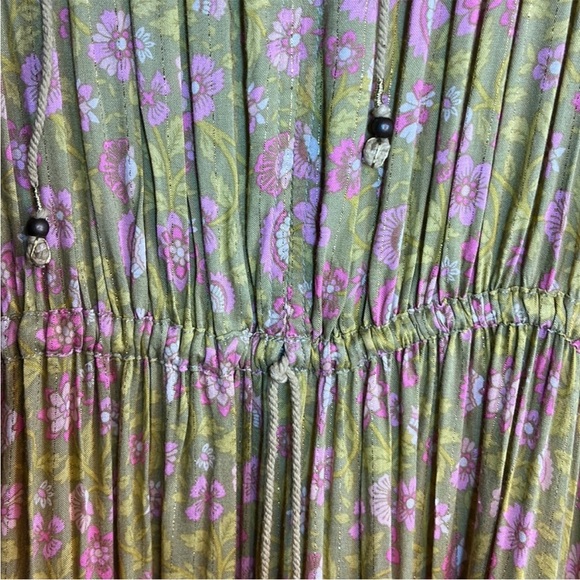 Dahlia Spell and the Gypsy Collective x Free People Green Floral Midi Dress - Picture 4 of 9